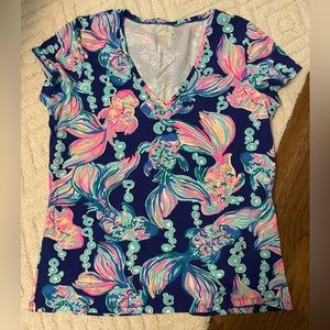 Lilly Pulitzer Print T-Shirt Size XL